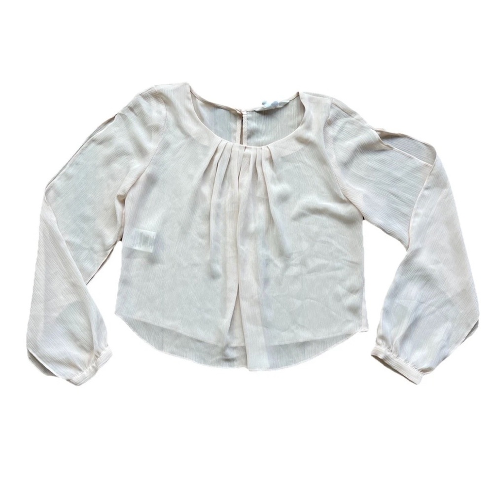 Elegant Cream Women's Blouse